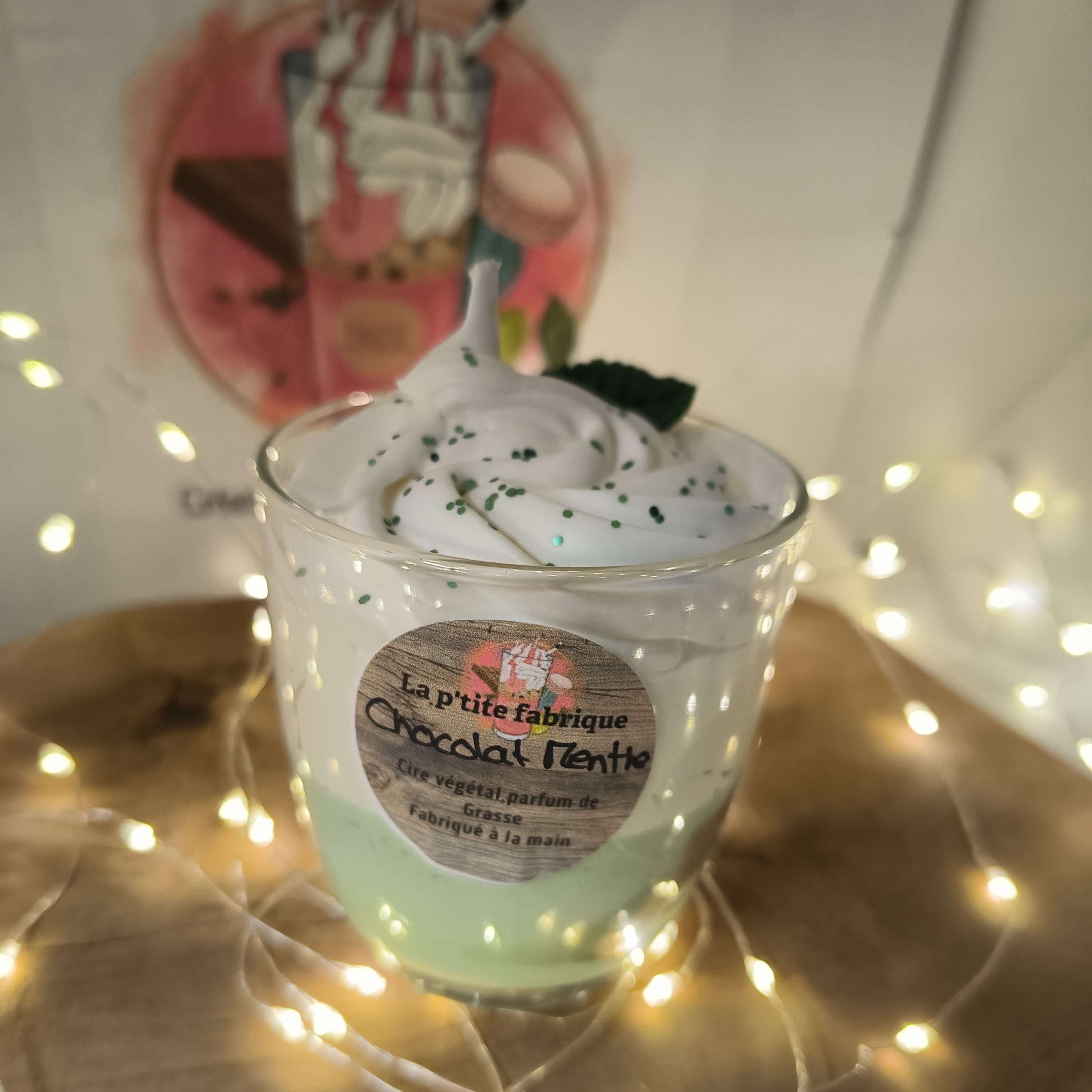 Bougie chantilly menthe c...